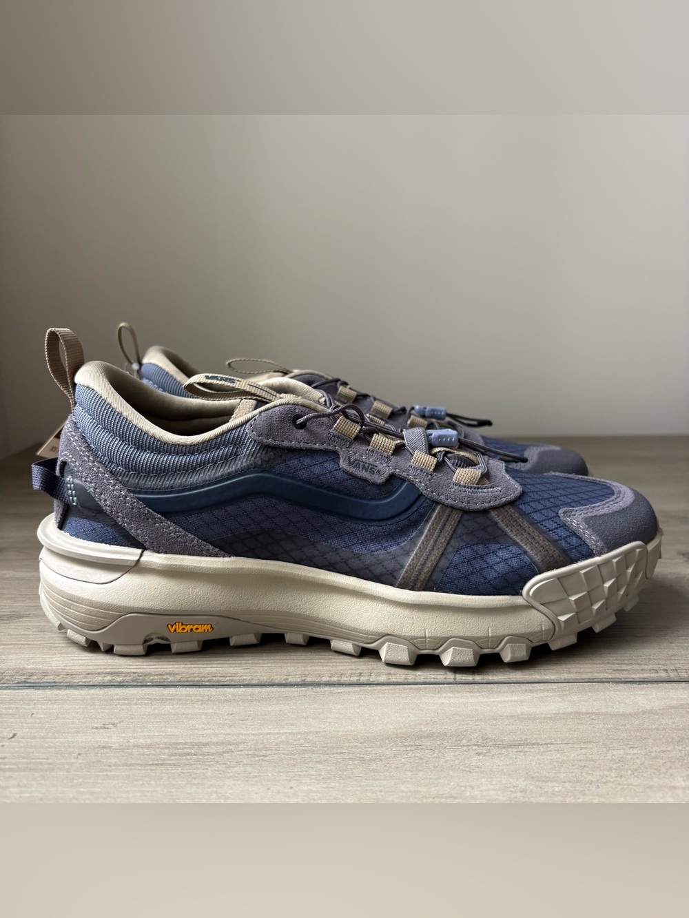 VANS Crosspath XC Steel Shadow Gray Blue Vibram Hiking Shoes Men 8.5 Women’s 10